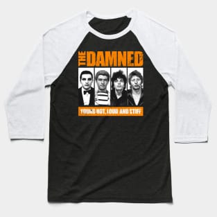 The Damned - 70s Punk Fanmade Baseball T-Shirt